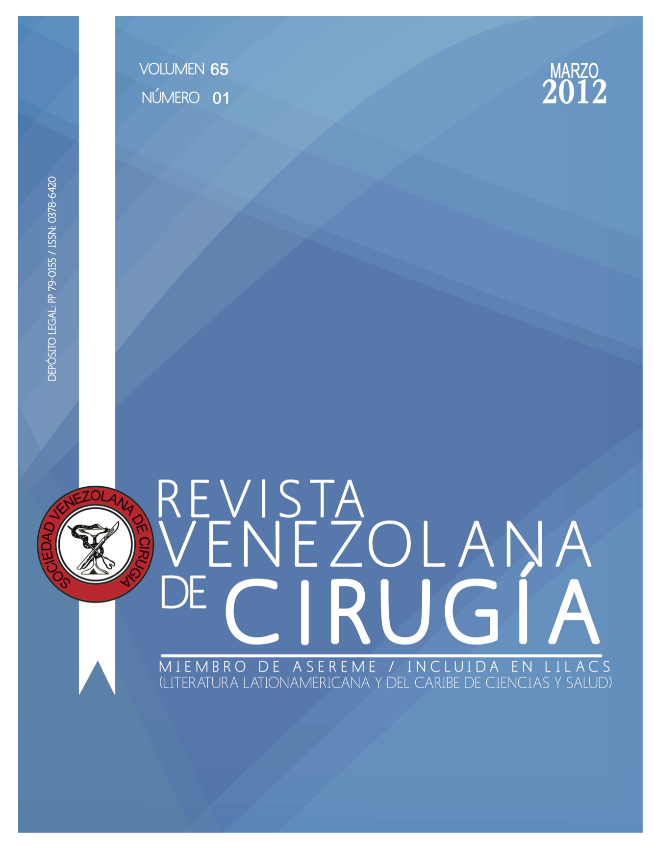 Portada Rev Venez Cir 2012;65(1)